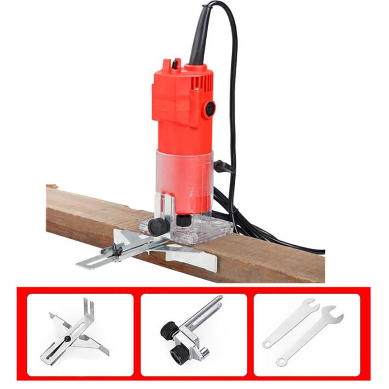 800W Wood Router Tool Combo Kit Power Woodworking Machines Milling Engraving Slotting Electric Trimmer Tools With Milling Cutter: US 450W