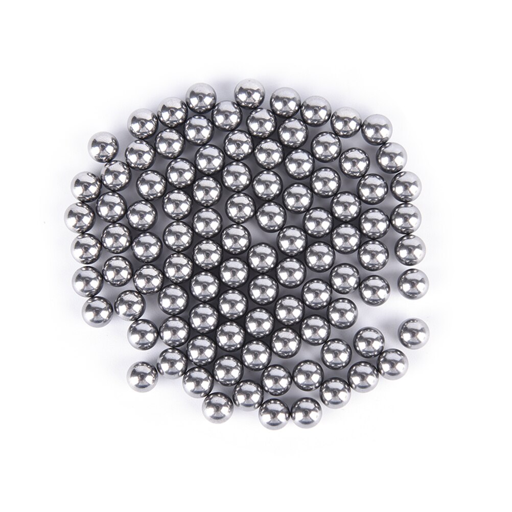 100Pcs Vervangende Onderdelen 4Mm 4.5Mm 5Mm 6Mm Fiets Fietsen Steel Kogellager Silver Tone fietsen Vervanging Ballen