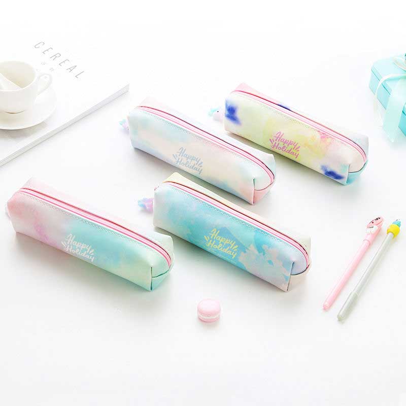 Dream Unicorn Pencil Case for Girls School Supplies Super Big School Stationery Pencil Box Pencilcase korean kawaii bag