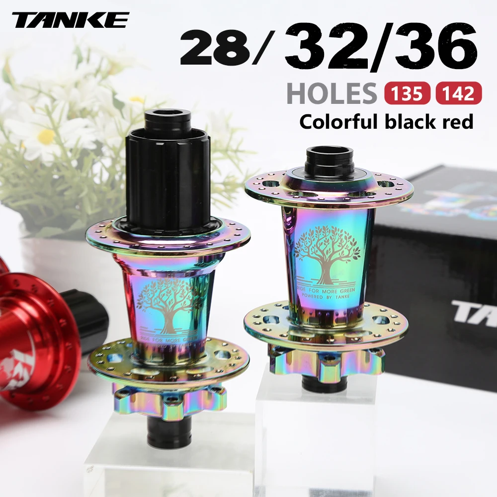 TANKE 120 Kliknaaf 6 Lager MTB Mountainbike Hub Voor Achter 28 32 36 Gaten QR Steekas Uitwisseling Schijfrem Fietsnaven HG
