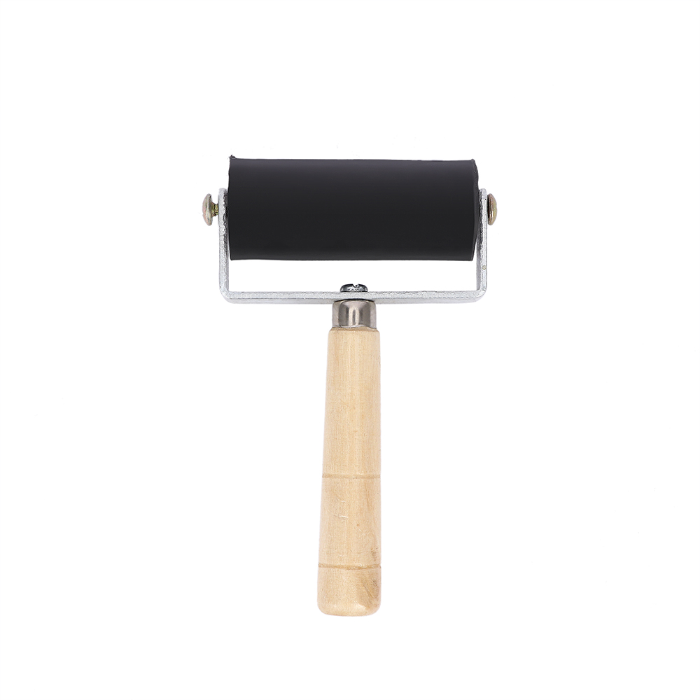 6cm Rubber Roller Brayer Ink Painting Printmaking Roller Art Stamping Tool DIY Craft Tool For Kids