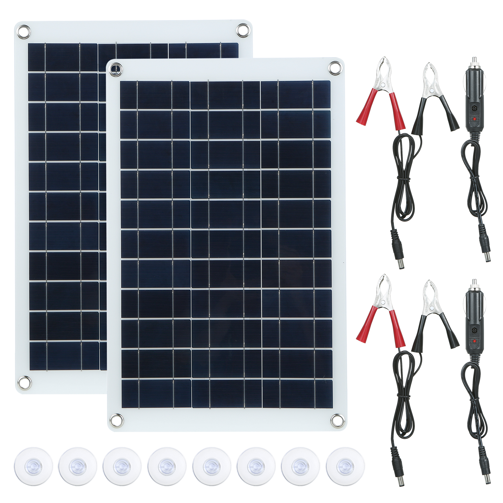 60W 5V/18V Portable Flexible Foldble Solar Panel Kit Solar Panel For Car/Boat/ Home Solar Battery Can Charge