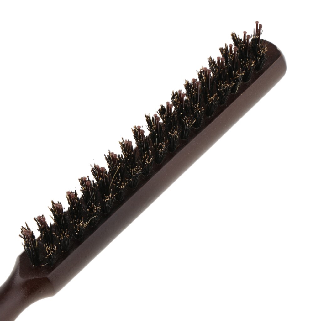 3 Row Bristles Hairdressing Tease Brush Combing Hair Brush Styling Massage Comb Women Curly Detangle Salon Hairdressing Tools