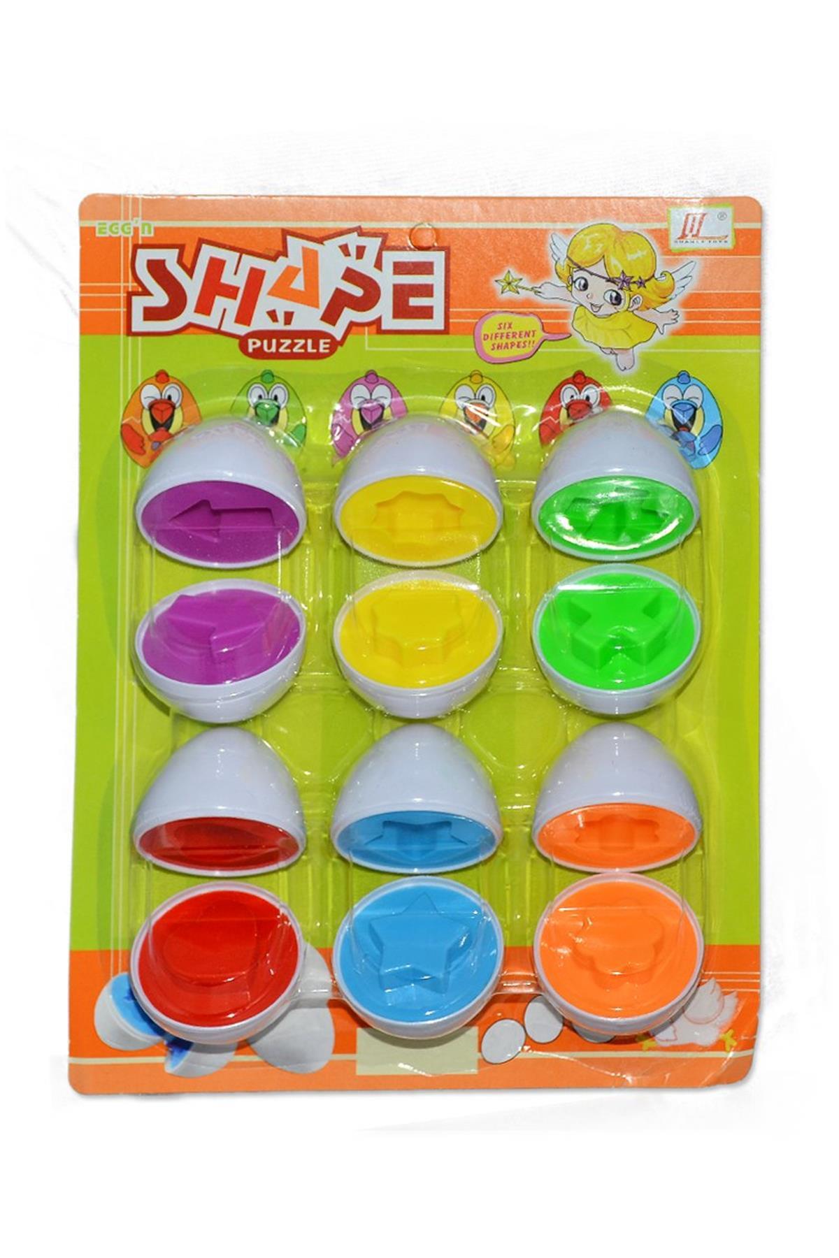 7717-Kzl Card. Puzzle Egg