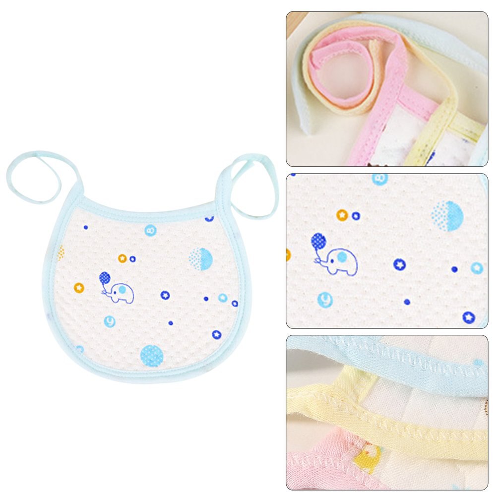 1Pcs Pasgeboren Baby Slabbetjes Voeden Bib Baberos Comfortabele Katoenen Slabbetjes Voor Kinderen Meisjes Jongens Baby Kleding Speeksel Handdoek