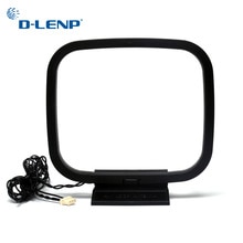 Dlenp 1PCS FM AM Loop Antenna for Receiver with 3-Pin Mini Connector for Sony Sharp Chaine Stereo AV Receiver Systems