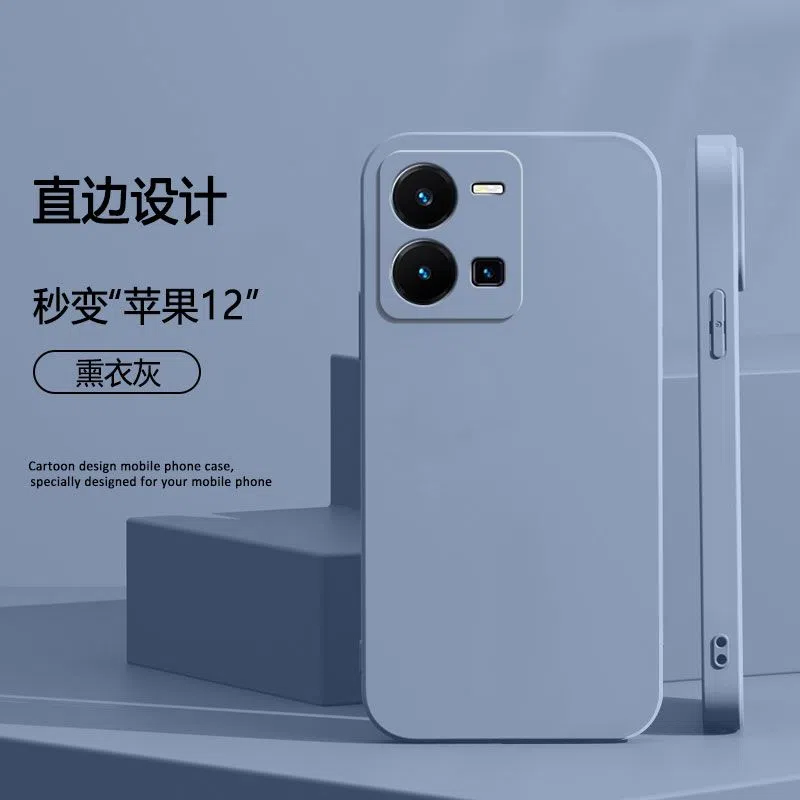 Voor Vivo Y35 Case Cover Voor Vivo Y 35 Y22 S V25 Vloeibare Zachte Siliconen Telefoon Case Funda VIVoY35 4G Shockproof Bumper