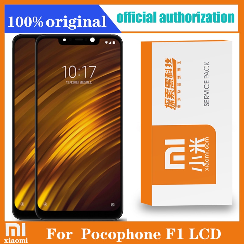 2246*1080 Original 6.18&quot; for Xiaomi Poco F1 LCD Touch Screen Digitizer Assembly for Mi Pocophone F1 Display Replacement