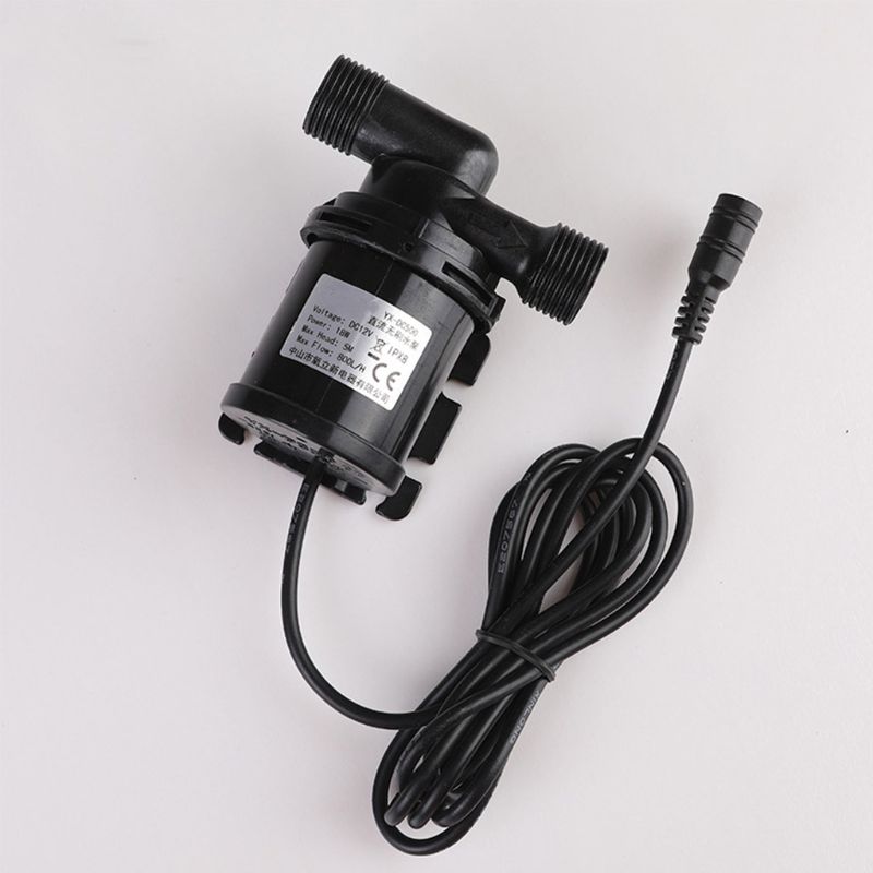 DC12V/24V Solar Brushless Motor Water Circulation Water Booster Pump Silent High Lift Submersible Pump 1/4 Inch