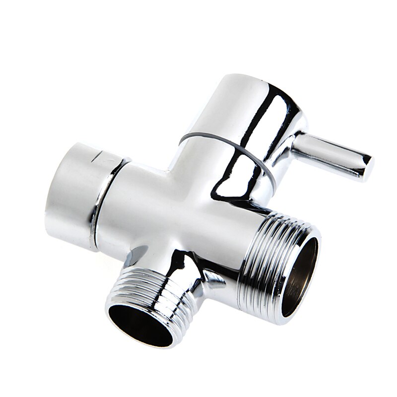 1/4 3 Way Faucet Adapter Diverter Valve Counter Top for Handheld Shower Head Bath Tap Faucet Switch Outlet