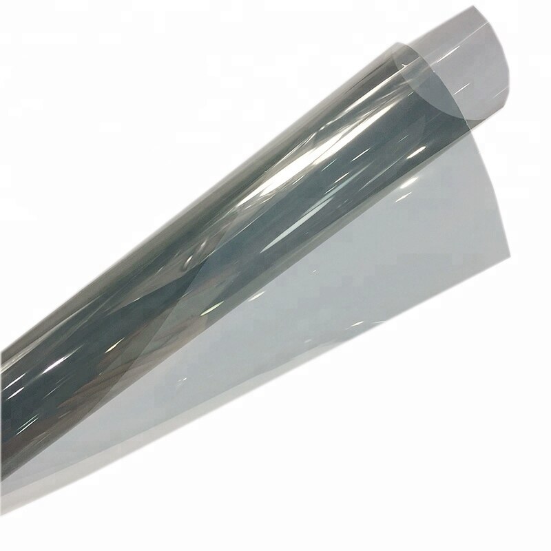 50cm X 300cm 2ply VLT50 % metalized reflecterende Zwarte auto thuis vensterglas tint film auto side window solar UV protector sticker