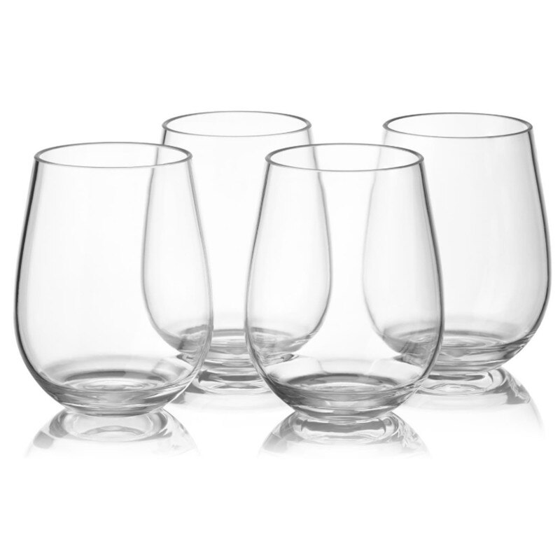 2 unids/set de vasos de vino de plástico irrompibles, vasos de vino tinto PCTG, vasos de leche, vasos reutilizables para zumo de fruta, copa de cerveza