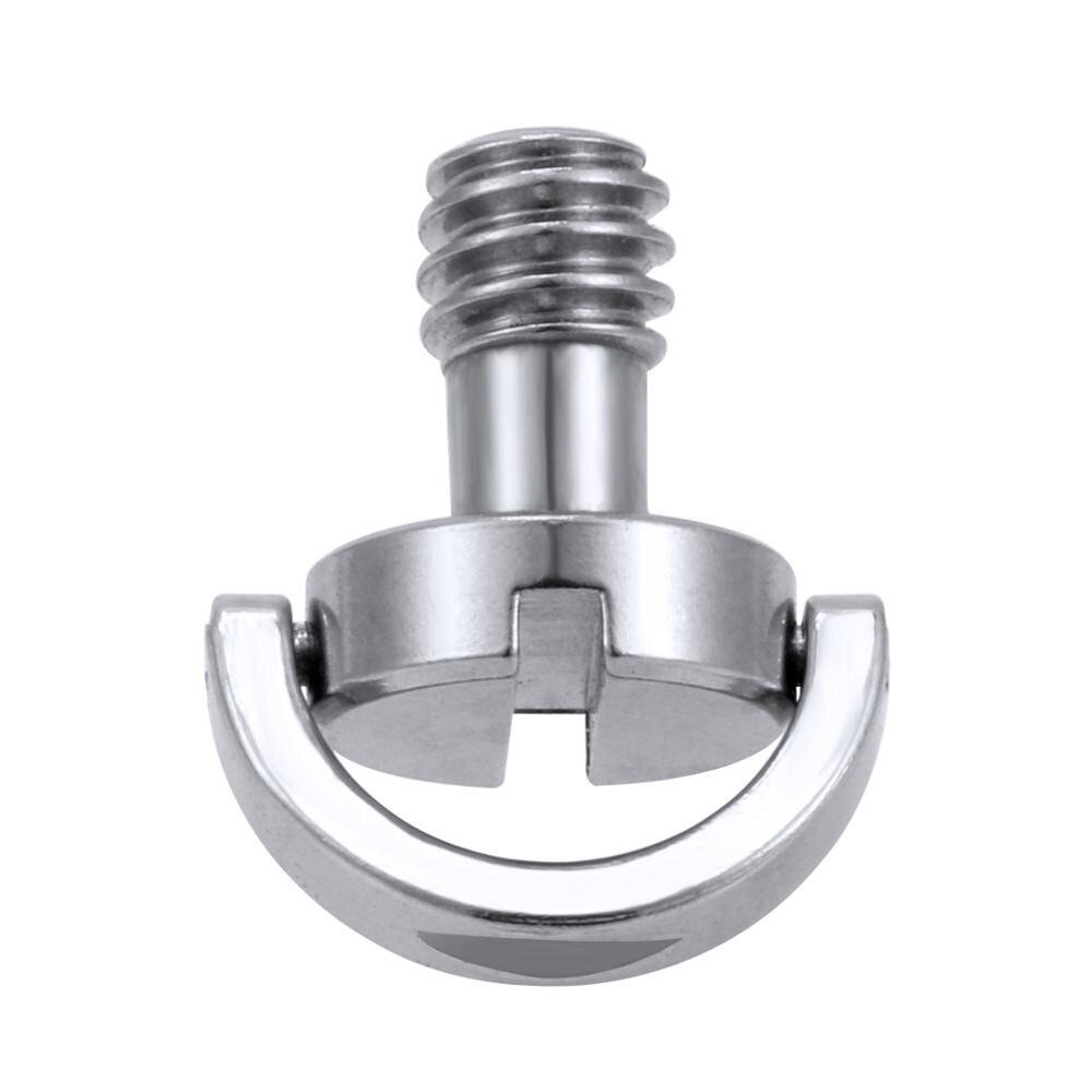 Bgning 1/4- zoll-kameraschrauben-d-ring für kamerastativ, einbeinstativ, schnellwechselplatte, grundplatte, rig, 1 stück , 10 stück , 100 stück, optionale teile