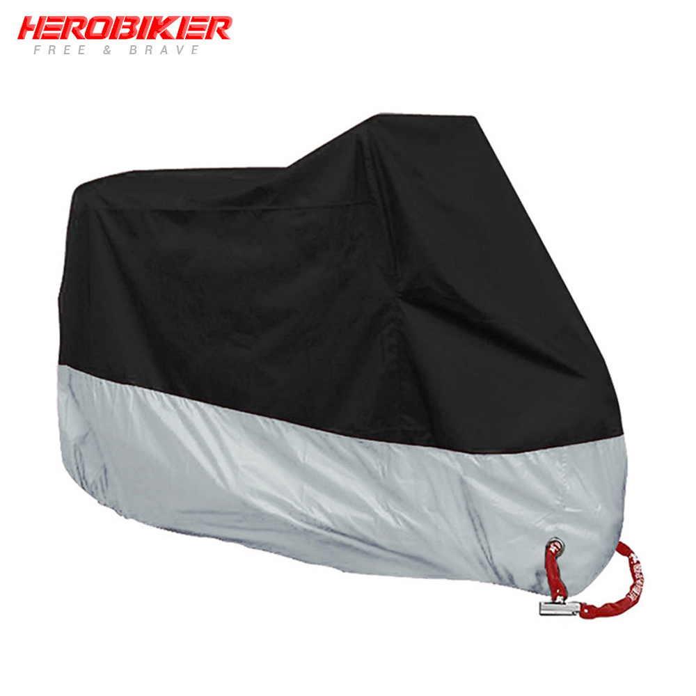 Nueva Funda para motocicleta, Funda para Moto, cubierta para lluvia, impermeable, a prueba de polvo, cubierta protectora UV, abrigo para interiores y exteriores, Funda para Scooter y Moto: 3 XL / Oro