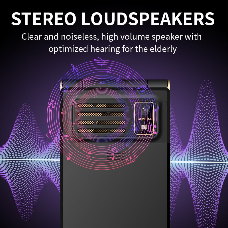 Téléphone portable débloqué  m2-c 3.0 pouces à double écran tactile, téléphone senior tactile gsm double sim, bouton fm