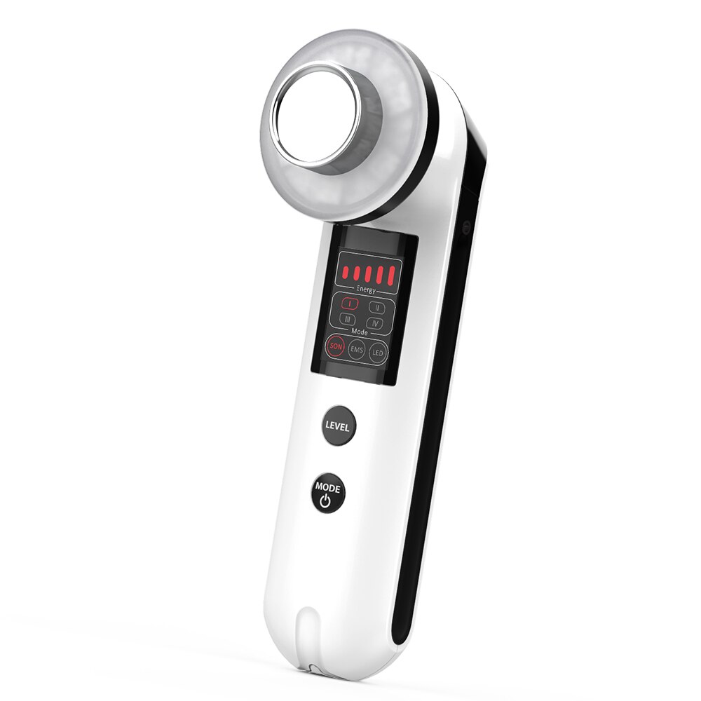 4 Sonic Pulse Frequency Vibration Ultrasonic Facial Cleaning Face Lifting Skin Rejucenation Beauty Machine For Home Use