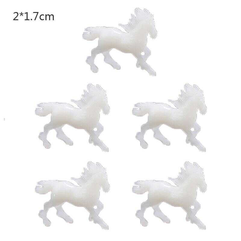 5Pcs Silicone Mini Corsa E Jogging di Modellazione Cavallo Stampo In Resina Landspace Ripieni di Gioielli In Resina di Otturazioni Colata di Resina Arte Artigianato: 1