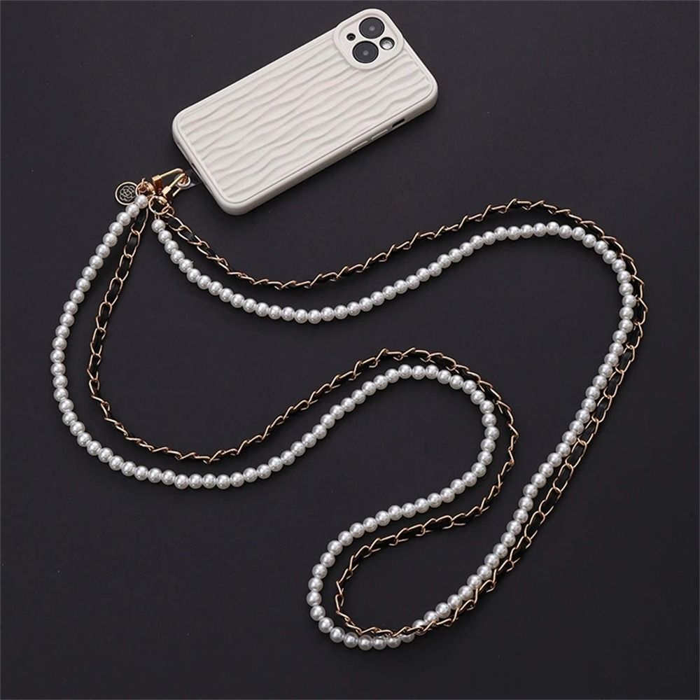 Phone Straps Phone Charm Crossbody With Slot Card Cell Phone Strap Phone Case Lanyard Phone Hanging Rope Phone Neckband Strap: Yellow / Gold