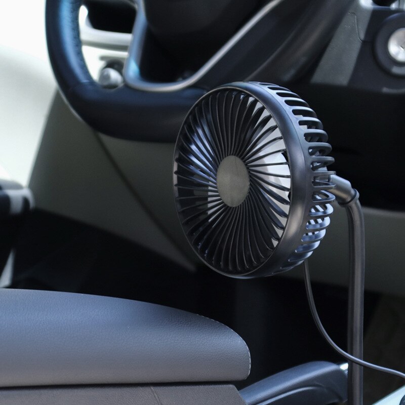 Vehicle Fan Multi-functional Fan USB Electric Fan 12v24v Car Mini Fan