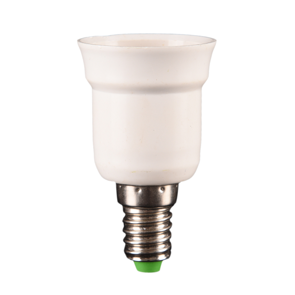 Portalámparas E14 Turn E27, portalámparas, lámpara con interruptor, Boca de rosca pequeña, adaptador de enchufe de lámpara ignífuga de boca de rosca grande