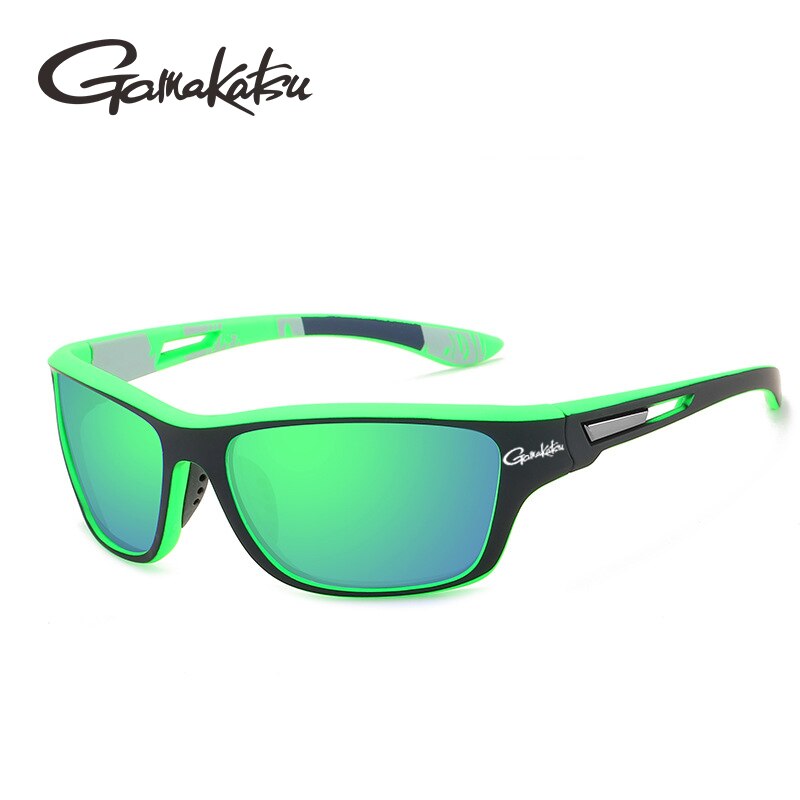 Gamakatsu Angeln Polarisierte Sonnenbrille Angeln Polarisierte Sonnenbrille Sonnenbrille Männer draussen Sport Brille Uv Schutz: Grün