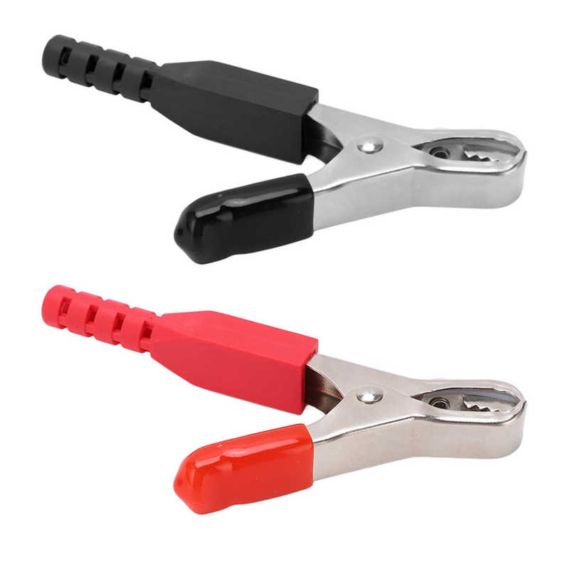 Battery Safety Clamp Heavy Duty Welding High Accuracy /Set 40A Battery Charger Clip for Electronic Industrial Equipment