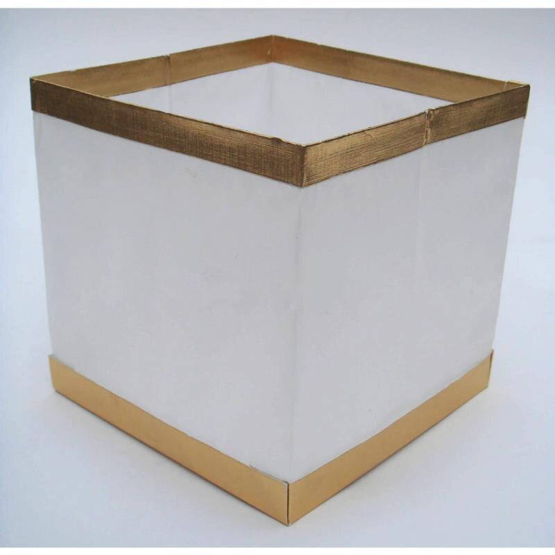 10pcs Paper square floating water lantern with candle Water Light Paper Lanterns for birtyday wedding party decoration