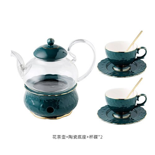 Bone China Coffee Cup Retro Ceramic Tea Cup and Saucer Set Luxury Afternoon Tea Coffee Cup and Saucer DD60CS