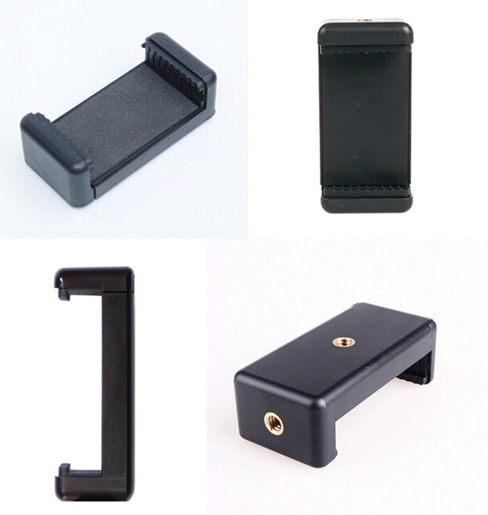 2pcs Monopod Tripod Mount Clip Adapter Cell Phone Mobile Phone Holder Handheld