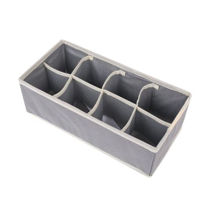 30Netz Unterwäsche Lagerung Organizer, Platzsparende Lagerung Wandschrank Organizer, Lagerung Kasten Für Socken Und Schals, falten Lagerung Kasten: grau 8 Netz