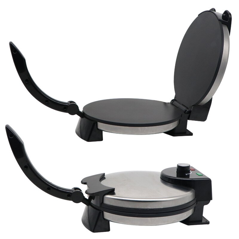 220V 12" Electric Non-stick Pancake Maker Chapati Roti Flat Bread Pizza Tortilla Maker Home Kitchen Bakeware Tool