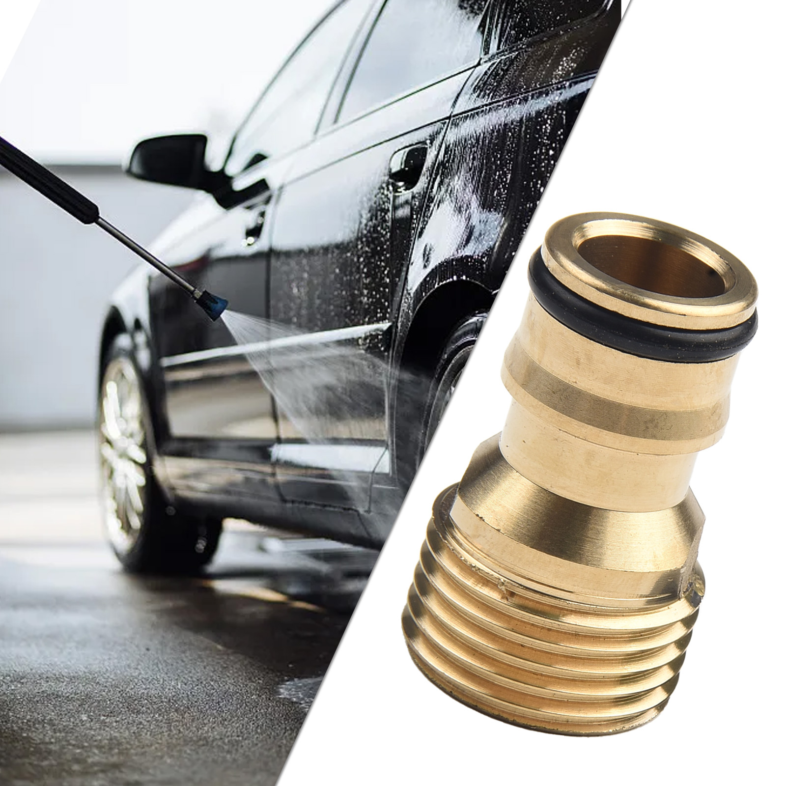 Praktische vervanging Kraanconnector van superieure 1 X Kraanconnector Kleur: Gouden voor 3/4" kraan aangesloten voor lang gebruik