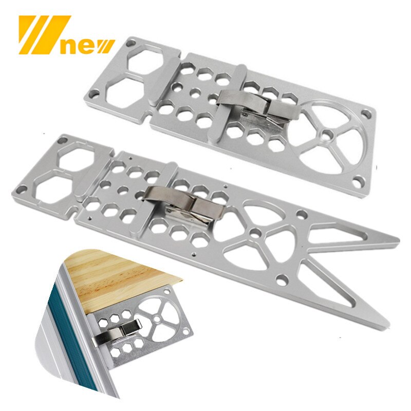 Woodworking Angle Stop 90 Degree Right Angle Guide Rail Clamp for Electric Circular Saw Engraving Machine Angle Cutting Position