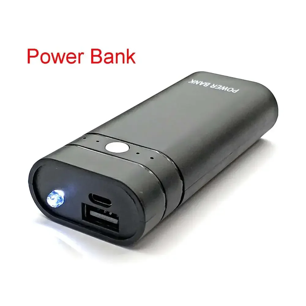 5600mAh 5V USB DIY Powerbank Case Portable External 2X18650 Battery Storage Box Power Bank Case Box Shell for Mobile Phones