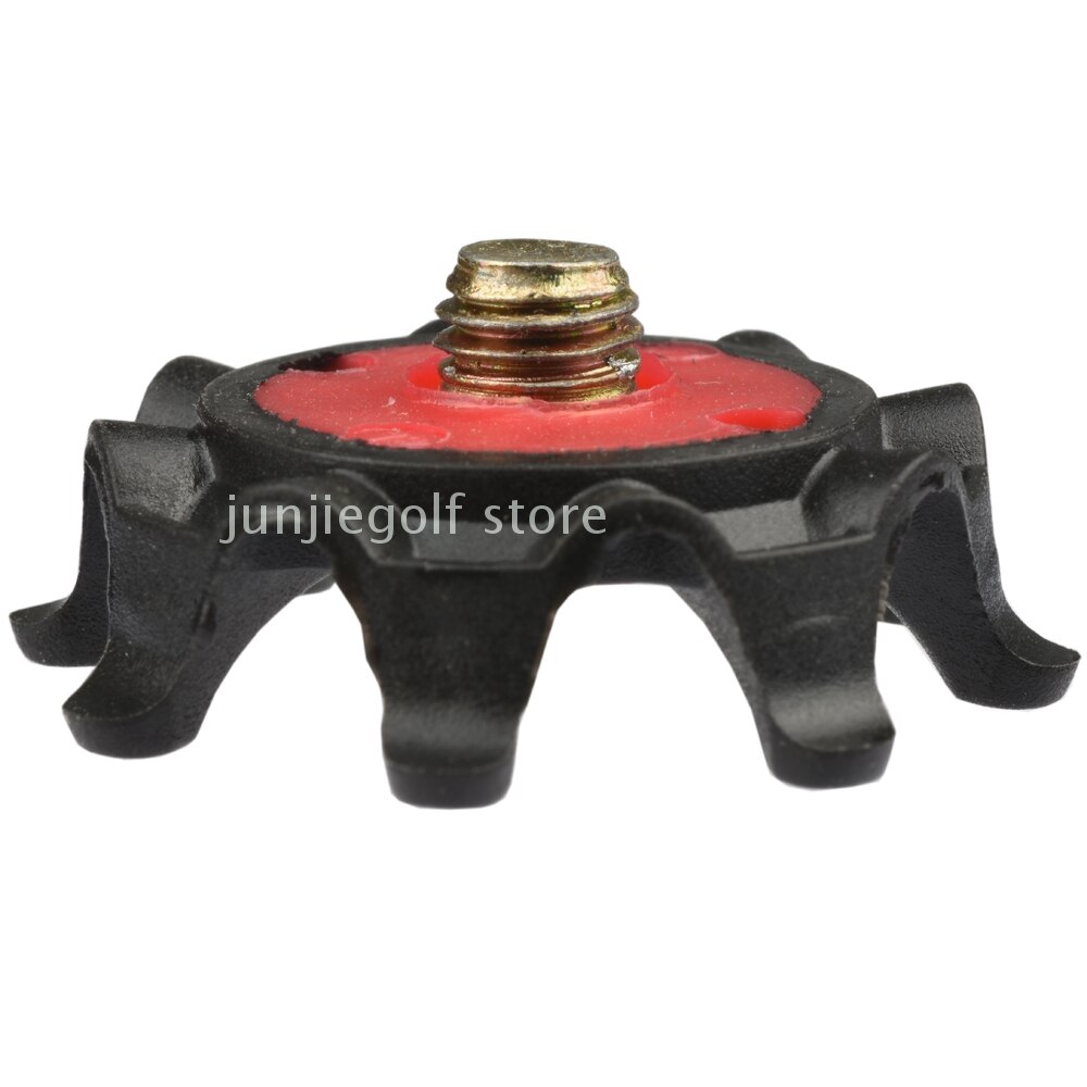 Pinzas de giro rápido para zapatos de Golf, accesorios de herramientas de entrenamiento de repuesto, color rojo, 1/4, 14 unids/lote