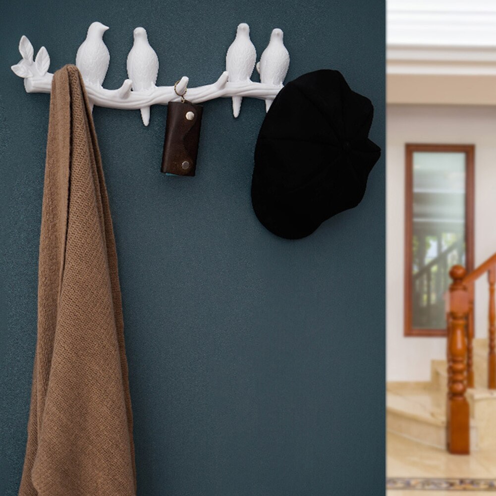 Abs diy helppo asentaa puuhaara makuuhuone lintu sisustus koukku naulakko 3d sarjakuva hieno olohuone käytännöllinen kotiseinä
