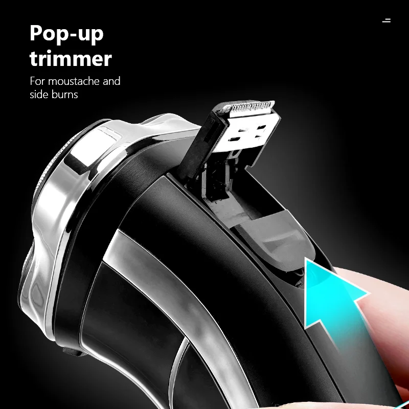 Elektrisk rakapparat för män rakningsmaskin herr elektrisk rakapparat rakmaskin popup-trimmer skäggrakapparat man elektrisk rakapparat