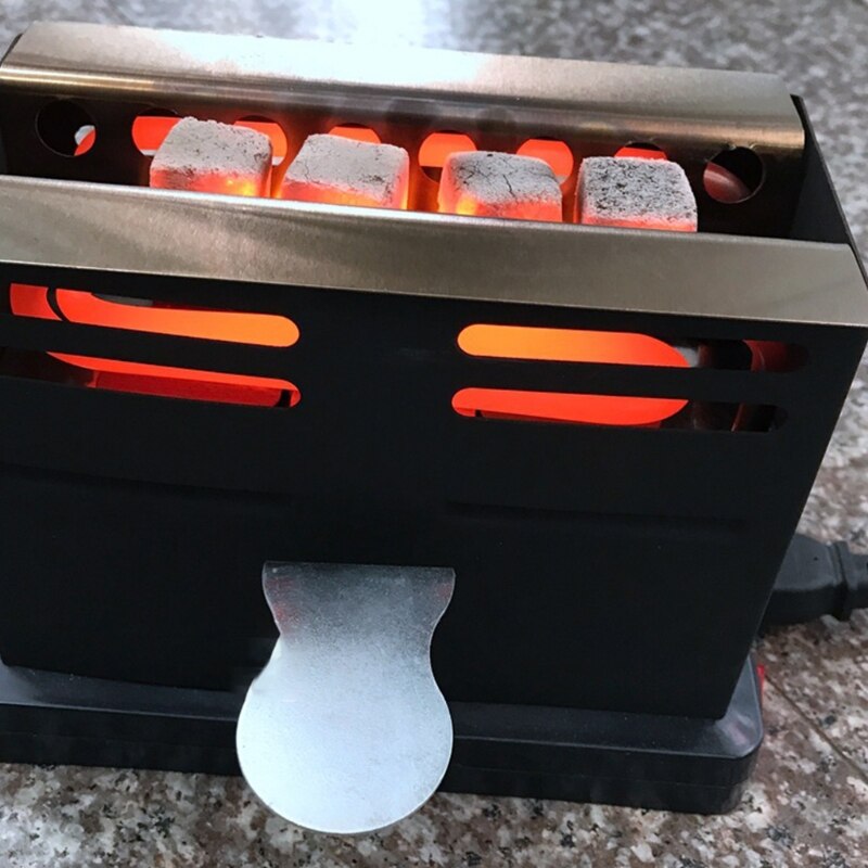 Mini estufa de carbón portátil, 800W, quemador eléctrico, horno de placa , cocina casera