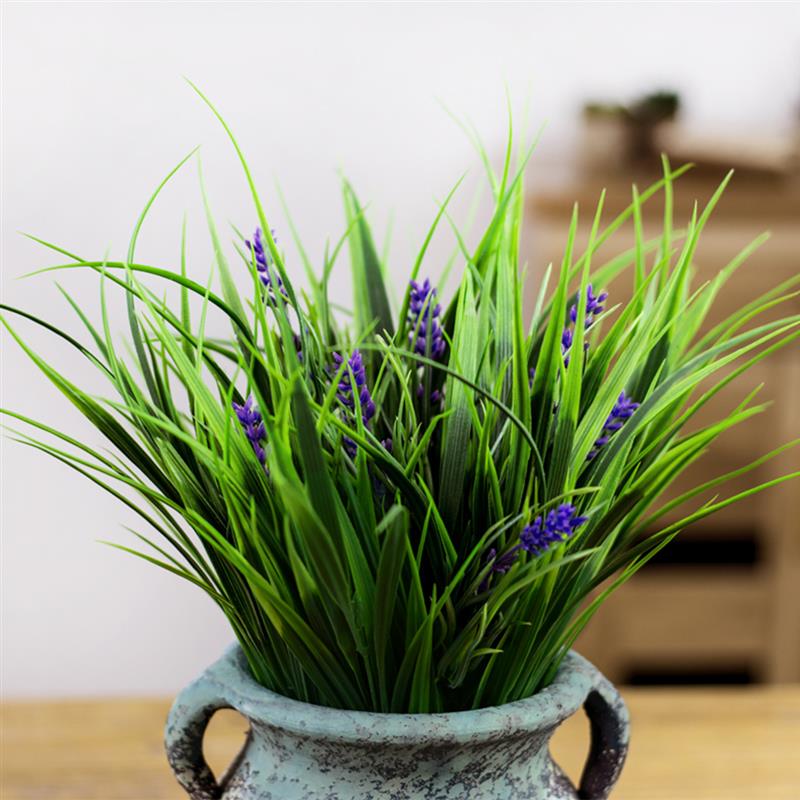 1/2/3/5PCS Artificial Wheat Grass Plant Realistic Plastic Greenery Grass Artificial Plant Wedding Home Decoration Table Decors