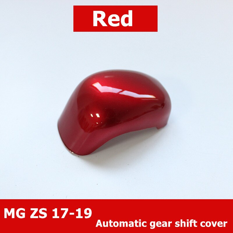 Modified Carbon Fiber Car Automatic Gear Cover for MG MG6 MG ZS Gear Handle Cover Styling Auto Interior Decoration: for MG ZS-Red