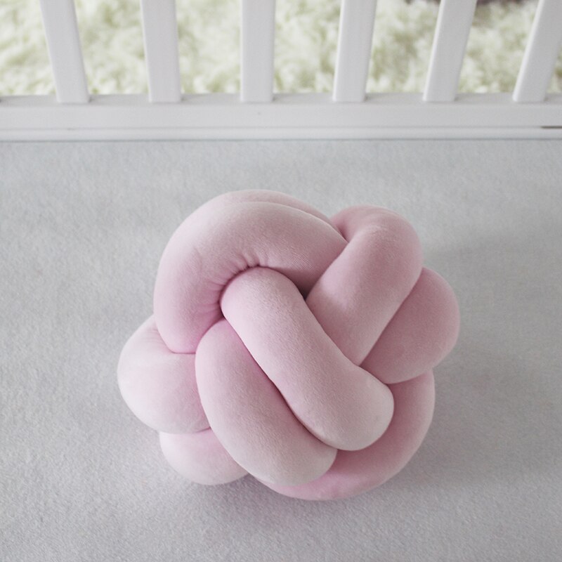 Newborn Baby Room Cushion Pillow Knot Pillow Cuddle Pillows Accessories Kids Room Washable YBD007: F