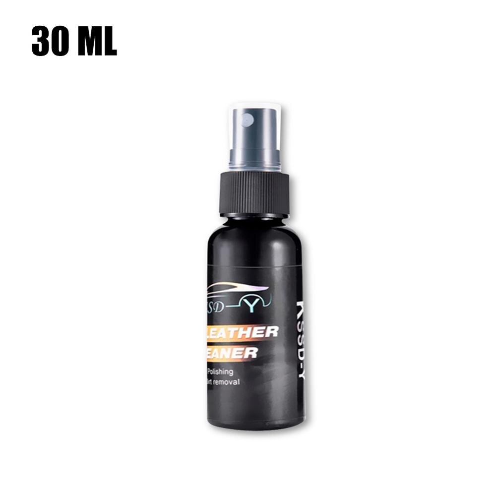 30/50ML Leather Renovated Cleaner Car Interior Surface Cleaner Deep Cleaning Seat Polish Wax Car Inner Dashboard Cleaning Tool: 30ml