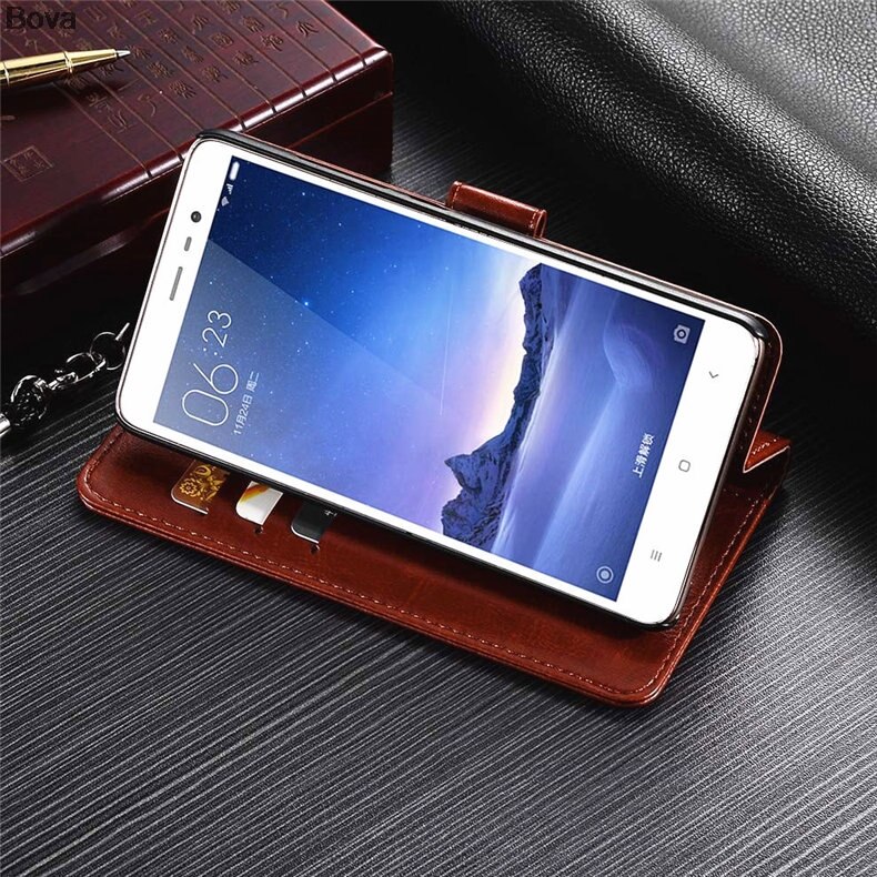 Redmi Note 3 kaarthouder beschermhoes voor Xiaomi Redmi Note 3 Pro pu case wallet flip cover (alleen voor Standaard Model)