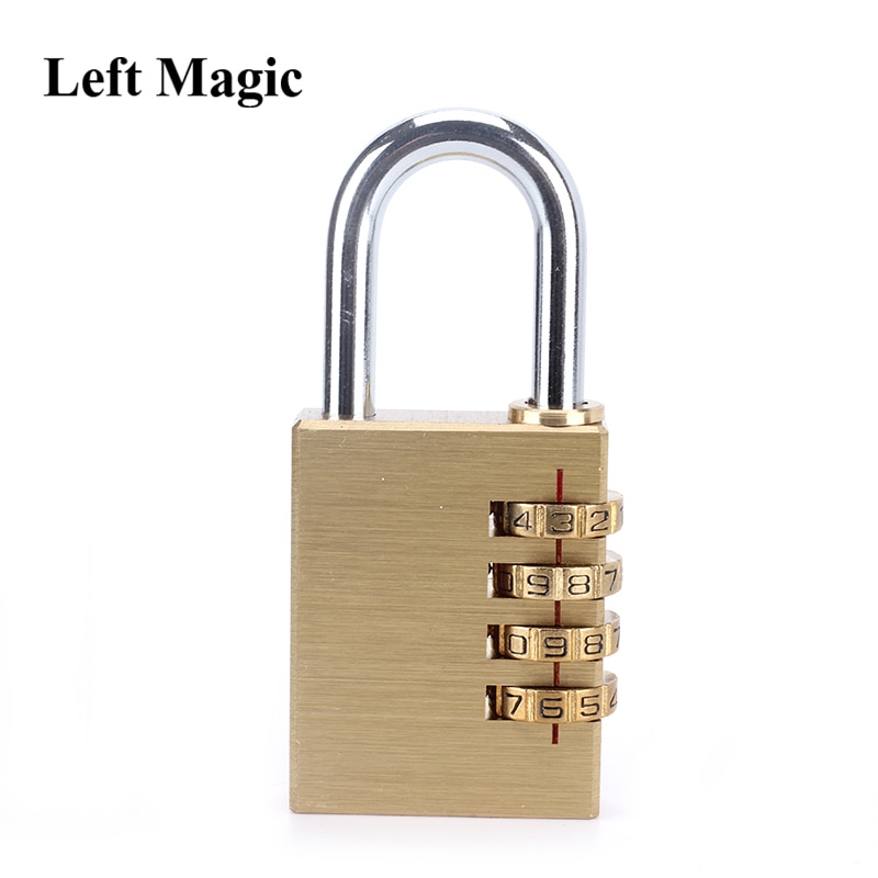 Induction Coded Dream Lock (Large/Small,Brass) Mentalism Magic Tricks Magician Close Up Illusion Gimmick Stage Magia Toys Joke
