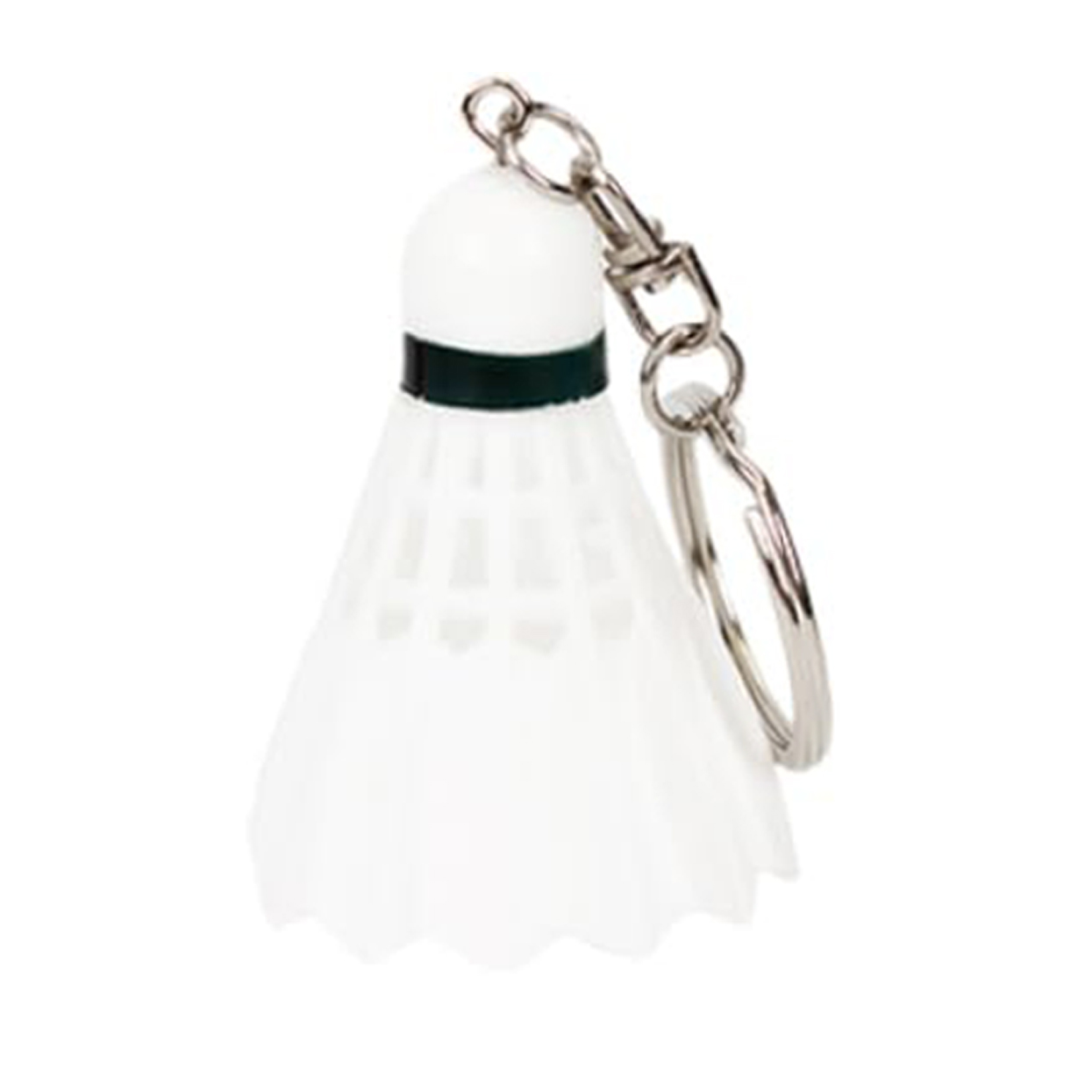 60 stuks 6 kleuren schattige badminton sleutelhanger sleutelhanger autohouder tas hanger sieraden sieraden sleutel hanger kettingen charme sleutelhanger: Black