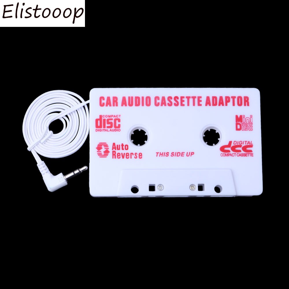 Bilkassette båndkonverter kassette aux adapter 3.5mm jackstik bilbånd kassette  mp3 afspiller konverter til ipod iphone mp