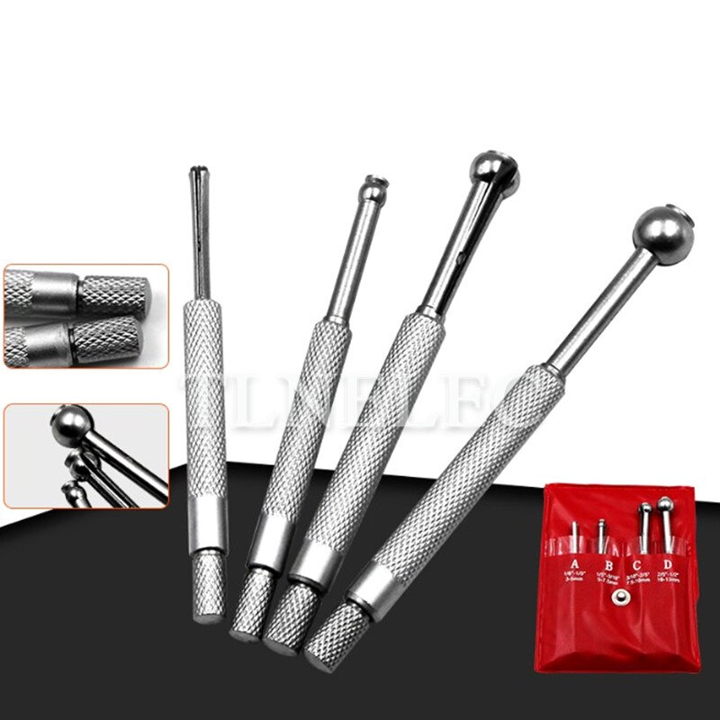 3-13mm Adjustable Inner Diameter Gauge Telescopic Small Hole Measuring Gauge Inner Bore Gauge Manual Measuring Tool