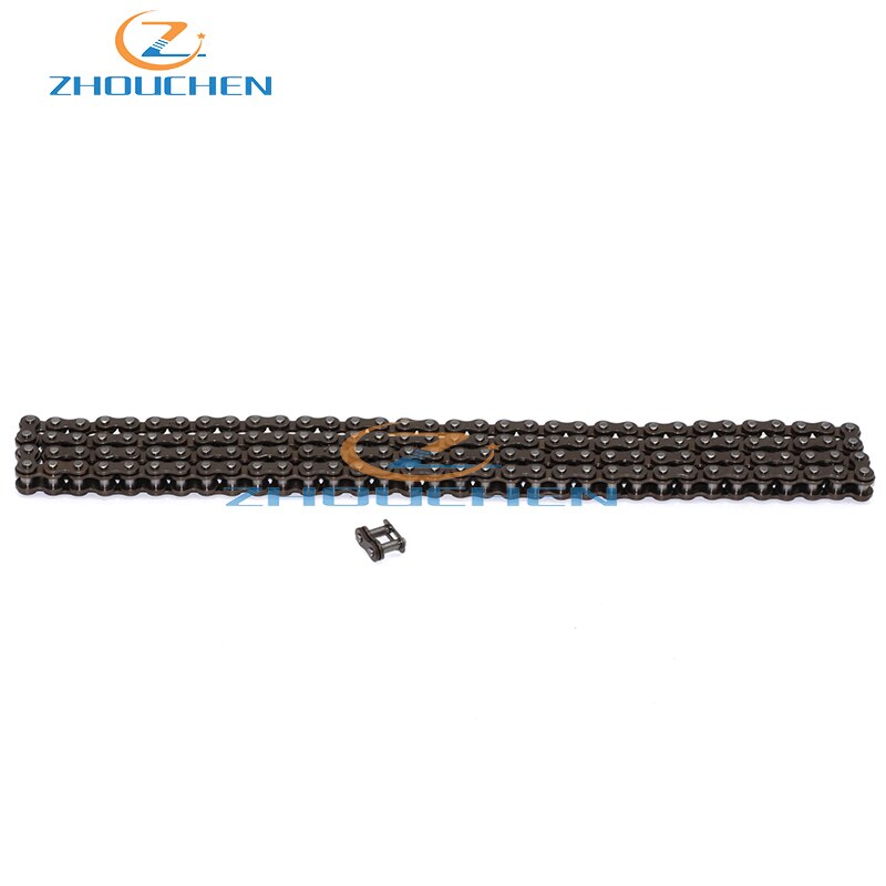 25H Sprocket Chain 146 Links With Spare Master Link For 47cc 49cc 2 Stroke Dirt ATV Quad 4 Wheeler Pocket Bike Mini Moto