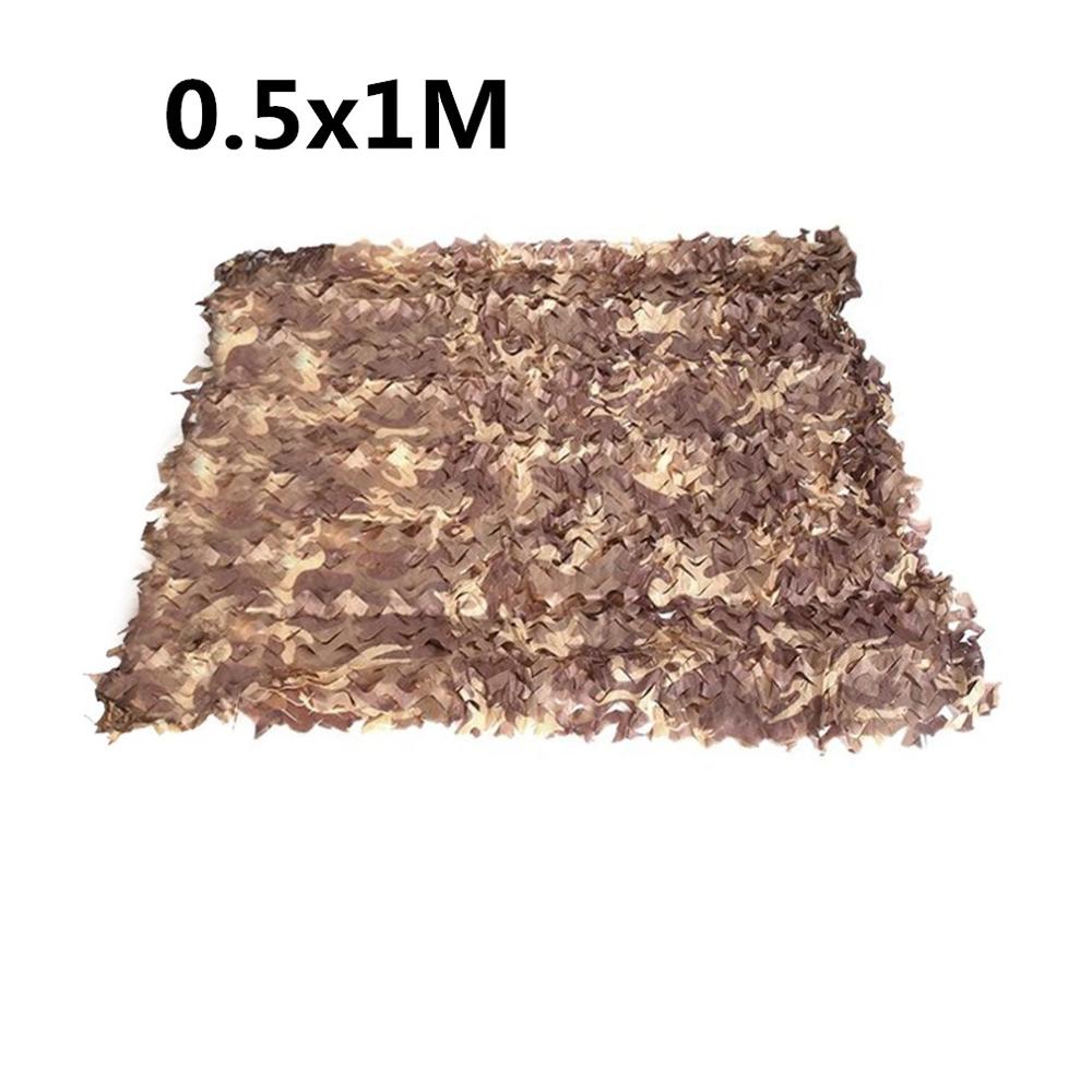 Camouflage Net armée militaire Camouflage Net voiture couverture tente chasse stores filet Jungle désert blanc couverture dissimuler goutte réseau: 50x100cm Yellow 6