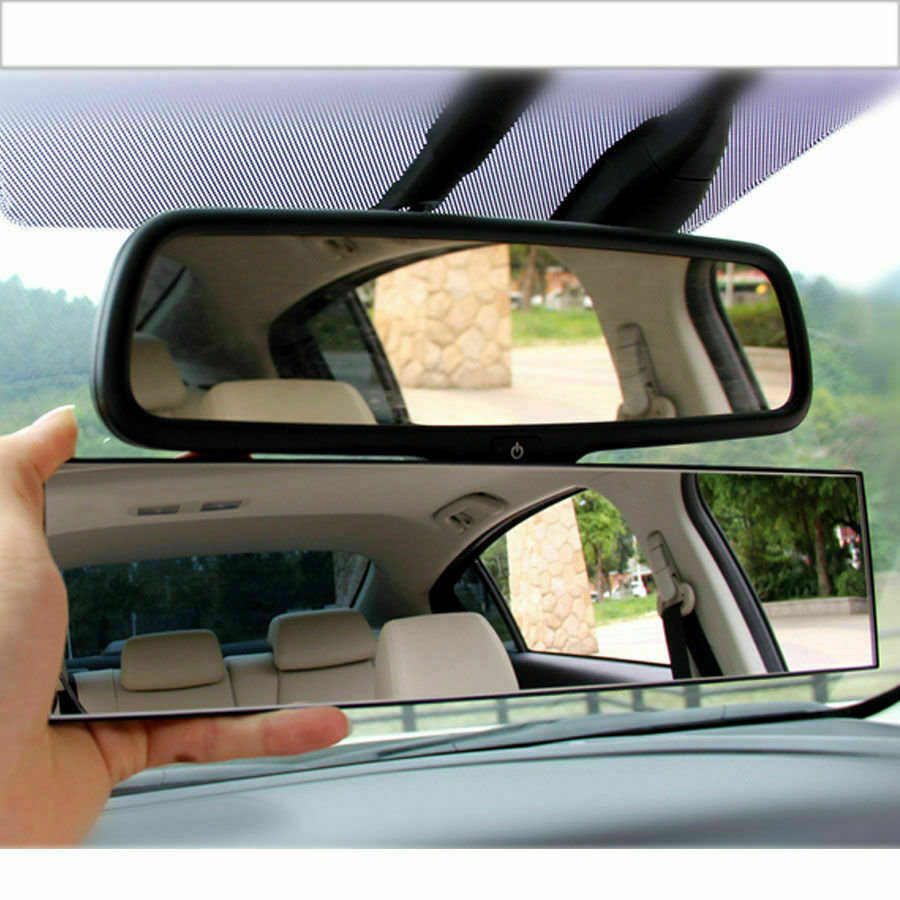 Car Trailer Truck 300mm Panoramic Curved Convex Mirror Interior Rear View Mirror Wide View RV Camper Accessories Universal